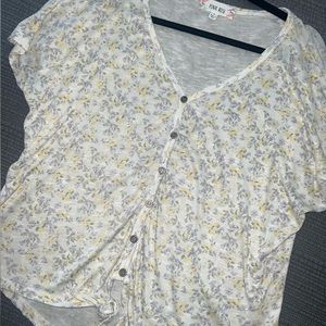 flower printed top